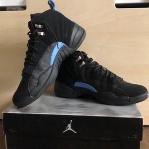 AIR JORDAN 12 RETRO black/white-university blue